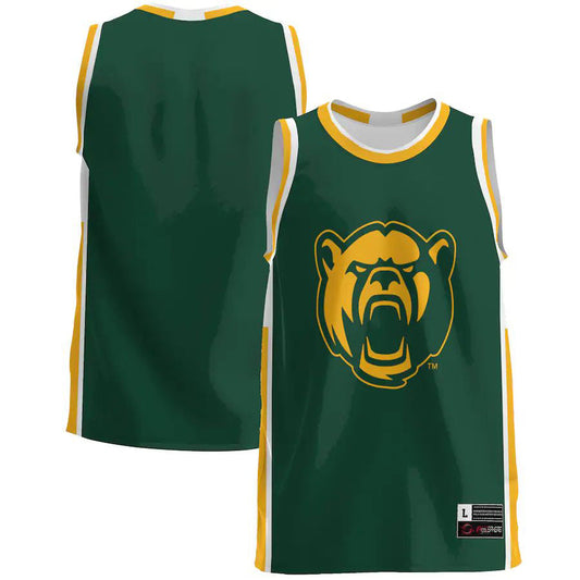 B.Bears Basketball Jersey Green Stitched American College Jerseys