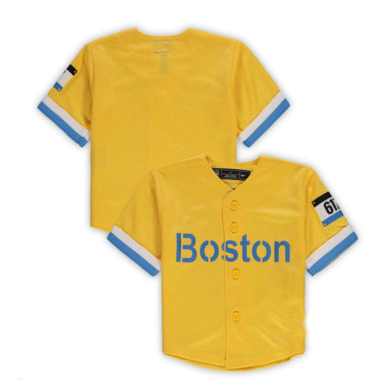 Boston Red Sox  Infant City Connect Replica Jersey - Gold Baseball Jerseys