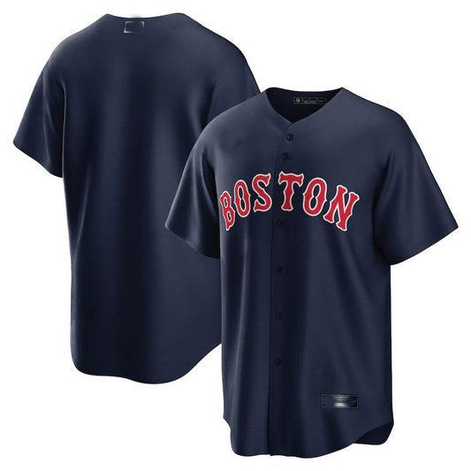 Boston Red Sox Navy Alternate Replica Team Jersey Baseball Jerseys