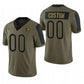 Custom C.Bear Football Olive 2022 Salute To Service Limited Jersey Name And Number Christmas Birthday Gift