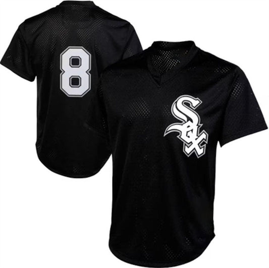 Chicago White Sox #8 Bo Jackson Black Mitchell & Ness 1993 Authentic Cooperstown Collection Batting Practice Jersey Baseball Jerseys