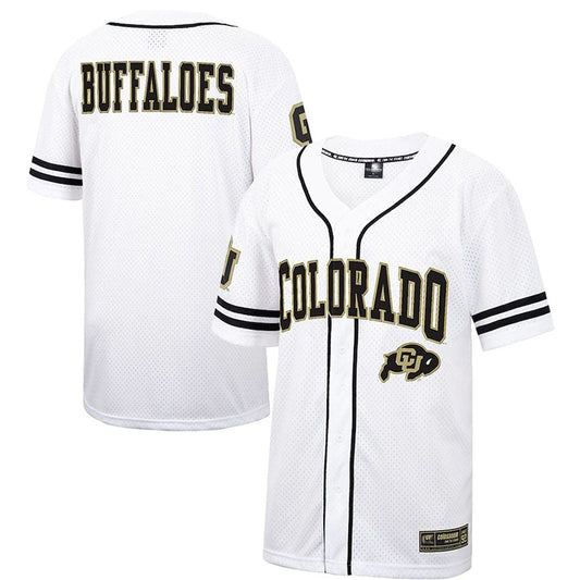 C.Buffaloes Colosseum Free Spirited Baseball Jersey  White Stitched American College Jerseys