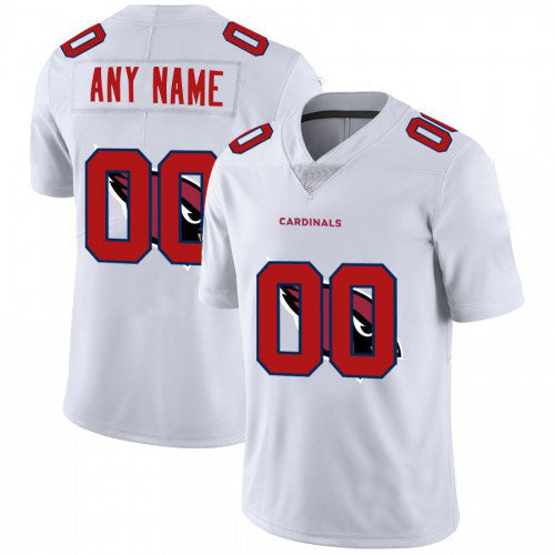 Custom A.Cardinal Jersey Limited White Vapor Untouchable Team Big Logo