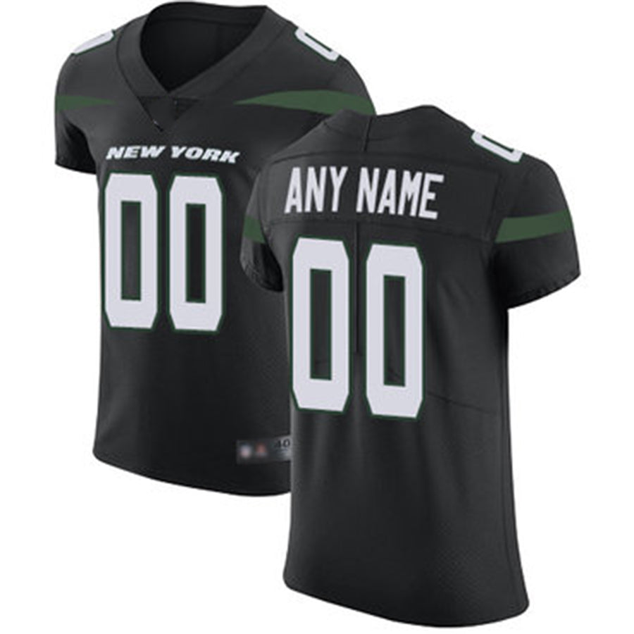 Custom NY.Jets Alternate Black Vapor Untouchable Football Elite Jersey American Stitched Jersey Football Jerseys