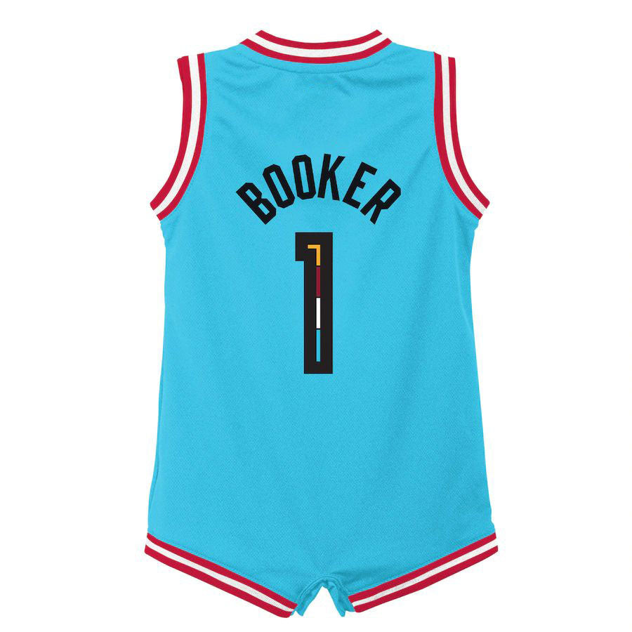 P.Suns #1 Devin Booker  Infant 2022-23 Replica Jersey City Edition Turquoise Association Edition Stitched American Basketball Jersey