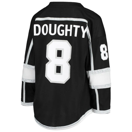 LA.Kings #8 Drew Doughty Home Replica Player Jersey  Black Stitched American Hockey Jerseys