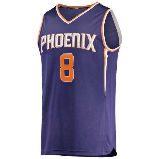 P.Suns #8 Frank Kaminsky III Fanatics Branded  Fast Break Player Jersey Icon Edition Purple Stitched American Basketball Jersey