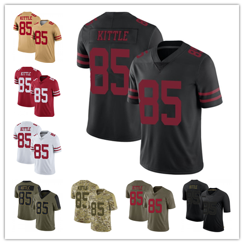 Men's #85 George Kittle SF.49ers Limited Stitched Jerseys