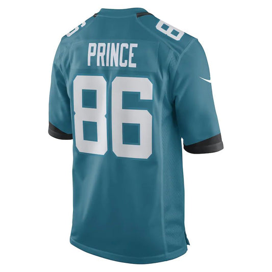 J.Jaguars #86 Gerrit Prince Teal Team Game Player Jersey Stitched American Football Jerseys