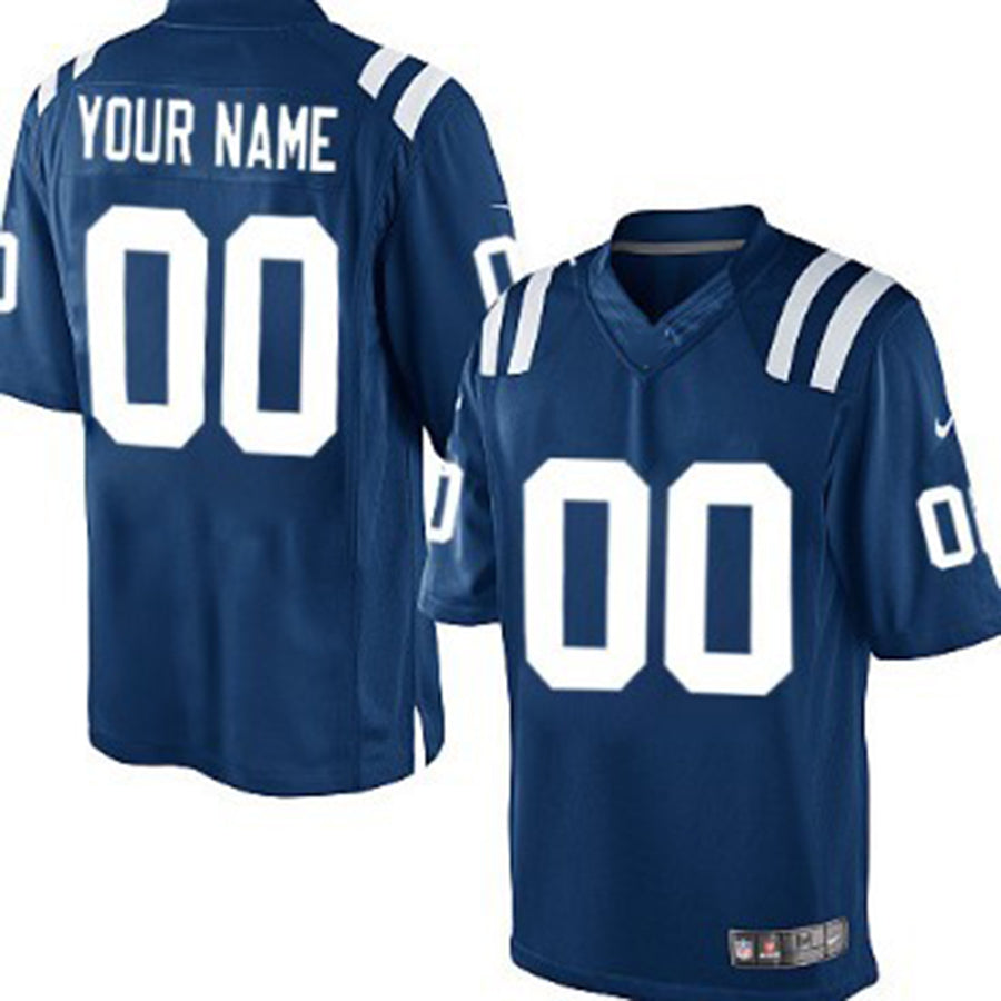 Custom IN.Colts Blue Limited Jersey Stitched American Football Jerseys ...