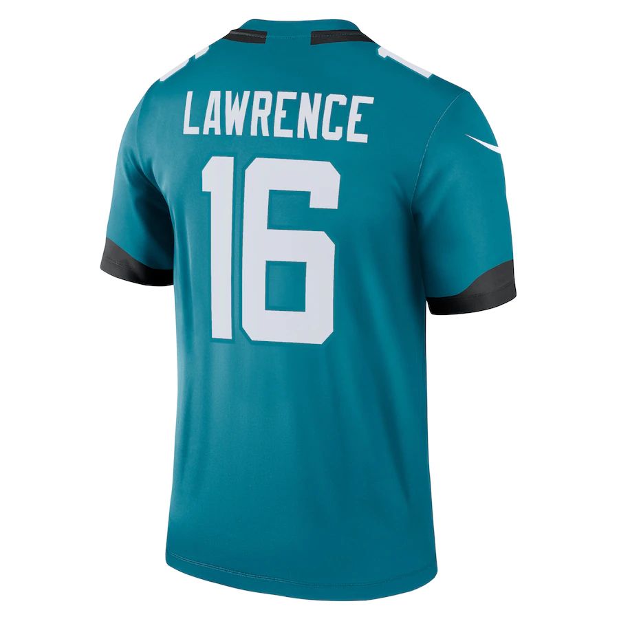 J.Jaguars #16 Trevor Lawrence Teal Legend Jersey Stitched American Foo ...