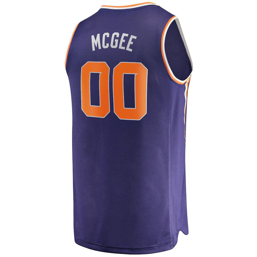 P.Suns #00 JaVale McGee Fanatics Branded  2021-22 Fast Break Replica Jersey Icon Edition Purple Stitched American Basketball Jersey