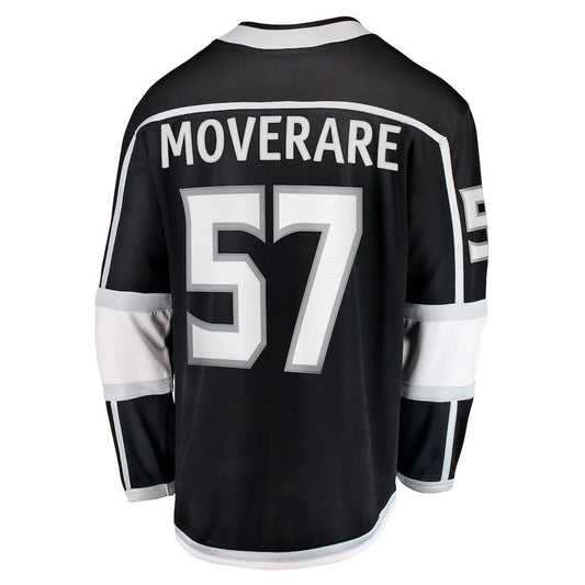 LA.Kings #57 Jacob Moverare Fanatics Branded Home Breakaway Player Jersey Black Stitched American Hockey Jerseys