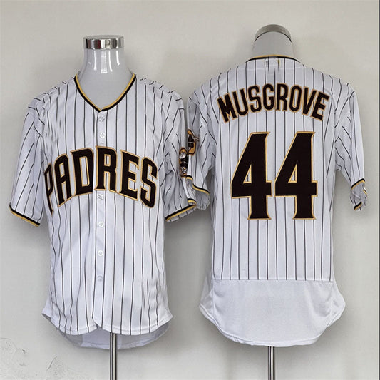 San Diego Padres #44  Joe Musgrove white Baseball Jerseys