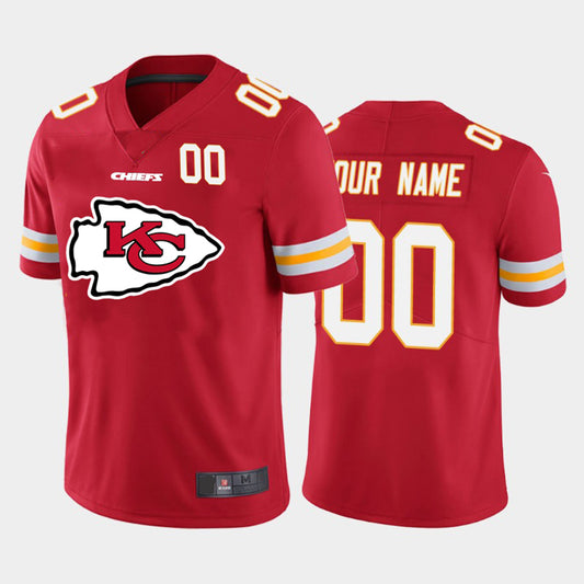 Chiefs Custom Name & Number Jersey - All Stitched