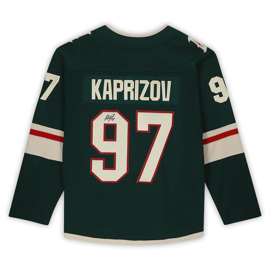 Youth Minnesota Wild Kirill Kaprizov Green Home Replica Player Jersey