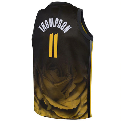 G.State Warriors #11 Klay Thompson 2022-23 Swingman Jersey City Edition Black Stitched American Basketball Jersey