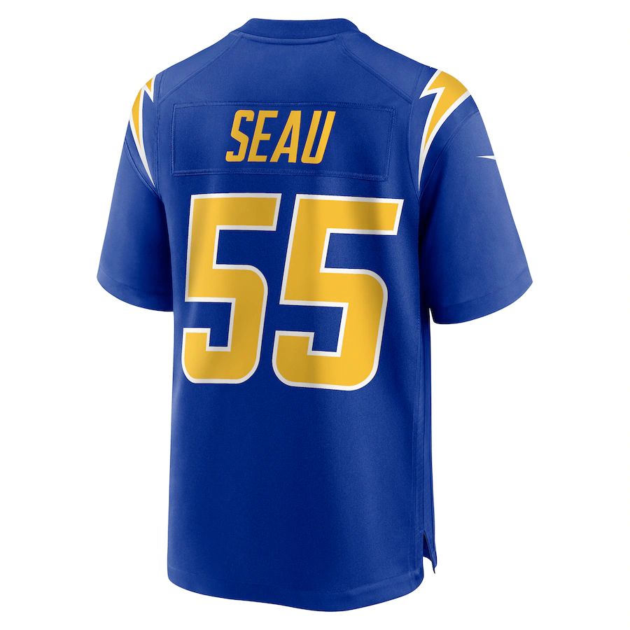 LA.Chargers #55 Junior Seau Royal Retired Player Alternate Game Jersey ...