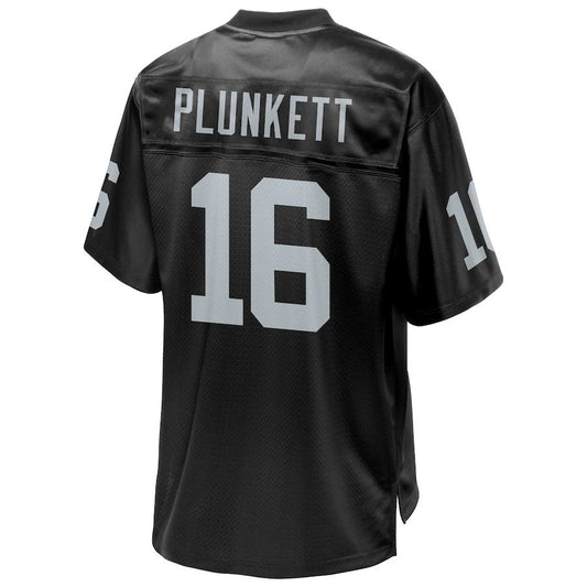 L.Raiders #16 Jim Plunkett  Pro Line Black Retired Team Player Jersey Stitched American Football Jerseys