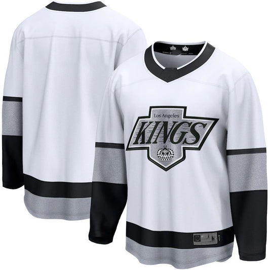 LA.Kings  Fanatics Branded Alternate Premier Breakaway Team Jersey White Stitched American Hockey Jerseys