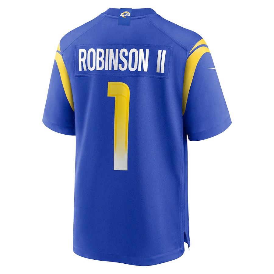 LA.Rams #1 Allen Robinson Royal Game  Stitched American Football Jersey