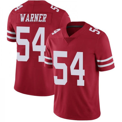 Men's #54 Fred Warner SF.49ers Limited Stitched Jerseys