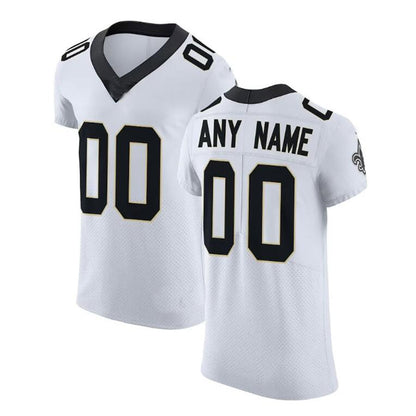 Custom NO.Saints White Vapor Untouchable Elite Jersey American Stitched Jersey Football Jerseys