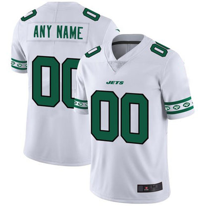 Custom NY.Jets White Team Logo Vapor Limited Jersey American Stitched Jersey Football Jerseys