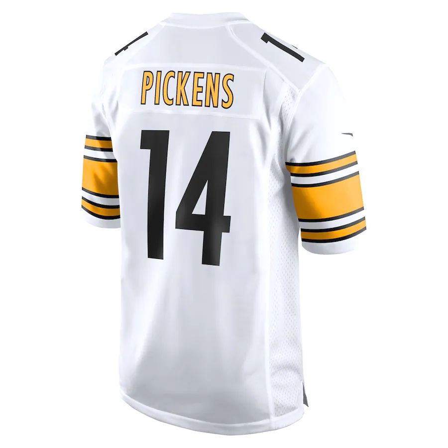 P.Steelers #14 George Pickens White Game Player Jersey Stitched Americ ...