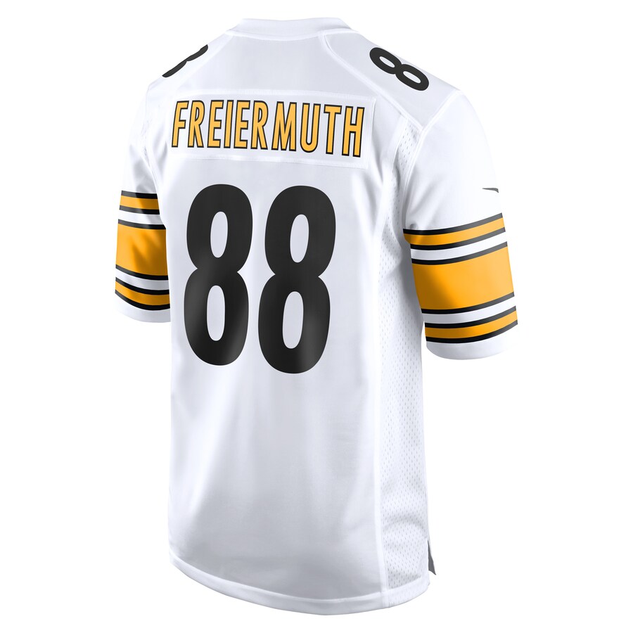 P.Steelers #88 Pat Freiermuth White Game Player Jersey Stitched Americ ...