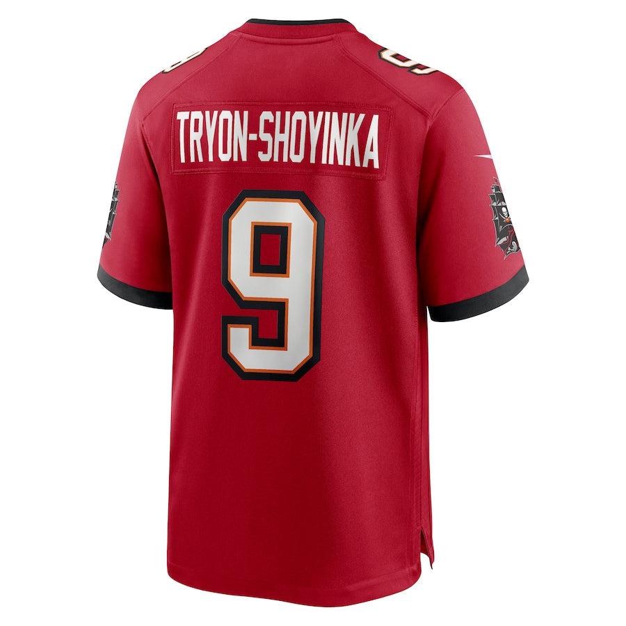 TB.Buccaneers #9 Joe Tryon-Shoyinka Red Game Jersey Stitched American Football Jerseys