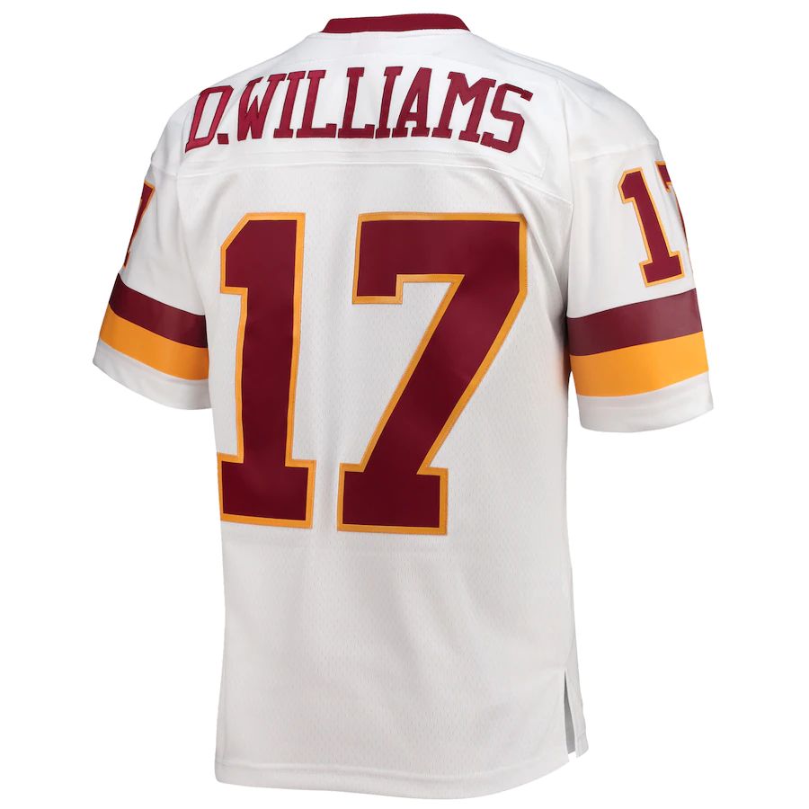 W.Football Team #17 Doug Williams Mitchell & Ness White 1987 Legacy Replica Jersey Stitched American Football Jerseys