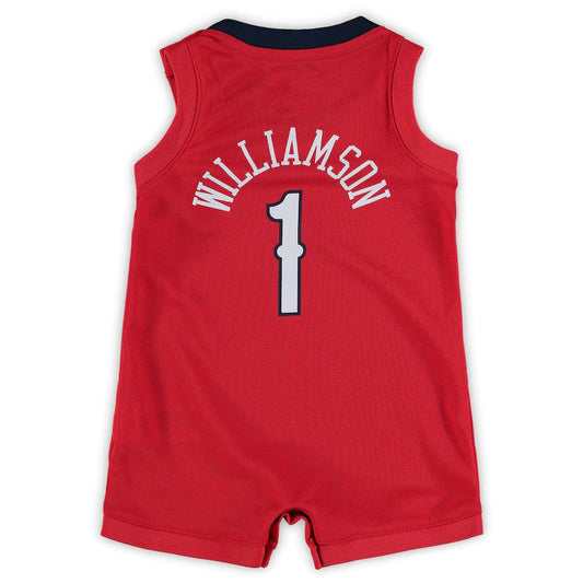 NO.Pelicans #1 Zion Williamson Infant Replica Jersey  Red Stitched American Basketball Jersey