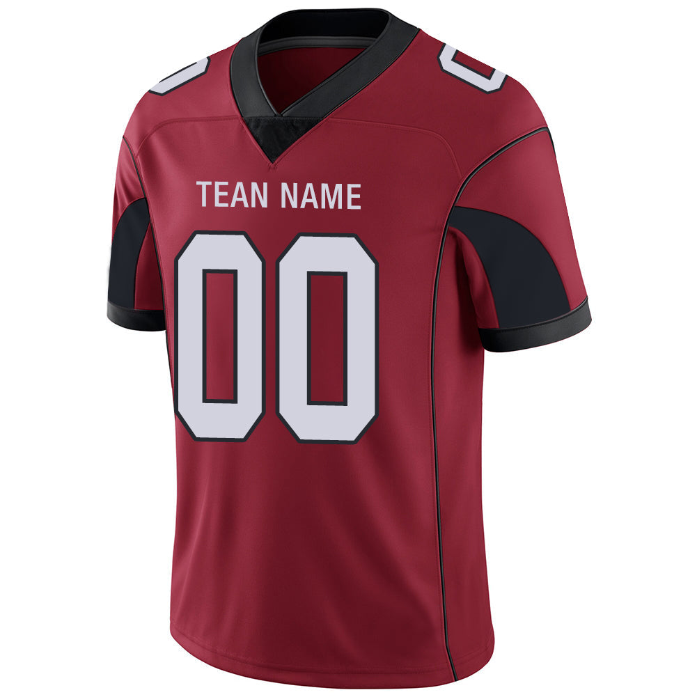 Custom A.Cardinal Men's American Red Stitched Football Jerseys