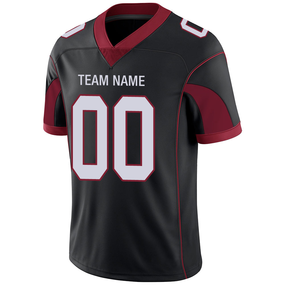 Custom A.Cardinal Men's American Black Stitched Football Jerseys