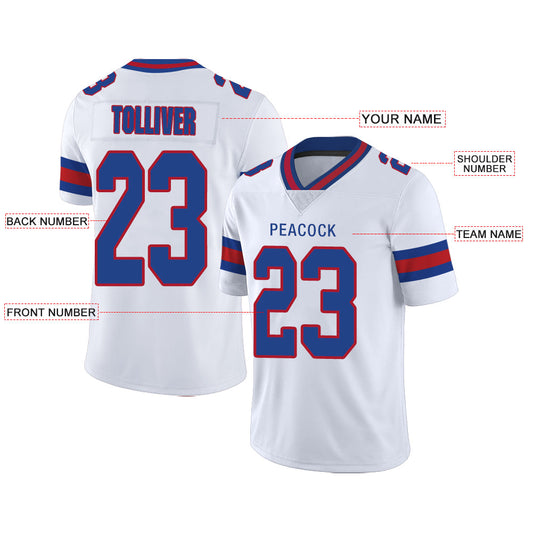 Custom NY.Jets Stitched American Football Jerseys Personalize Birthday Gifts White Jersey