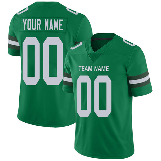 Custom NY.Jets Stitched American Football Jerseys Personalize Birthday Gifts Green Jersey