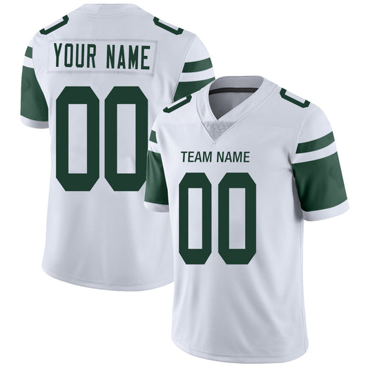 Custom NY.Jets Stitched American Football Jerseys Personalize Birthday Gifts White Jersey