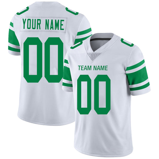 Custom NY.Jets Stitched American Football Jerseys Personalize Birthday Gifts White Jersey