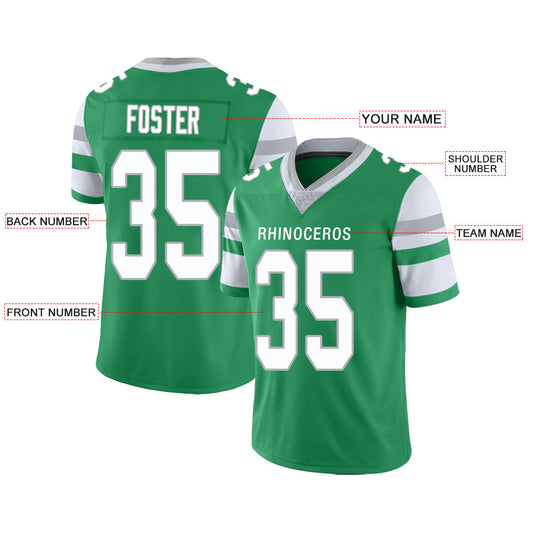 Custom NY.Jets Stitched American Football Jerseys Personalize Birthday Gifts Green Jersey