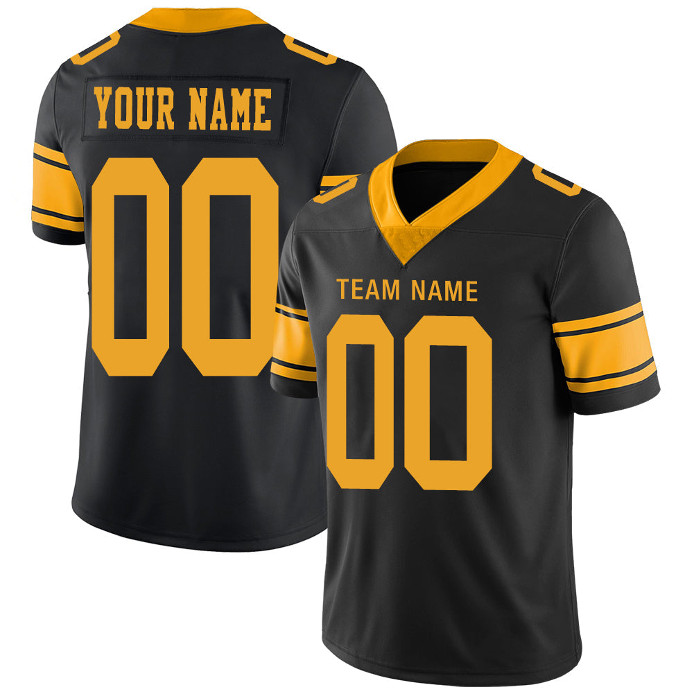 Custom P.Steelers Stitched American Football Jerseys Personalize Birth ...