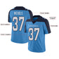 Custom T.Titans Stitched American Football Jerseys Personalize Birthday Gifts Light Blue Jersey